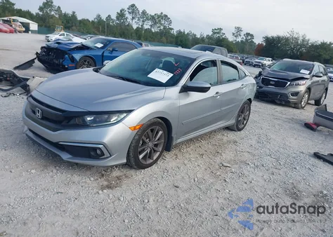 2020 Honda Civic Ex из США, поврежденный, VIN 19XFC1F31LE018494